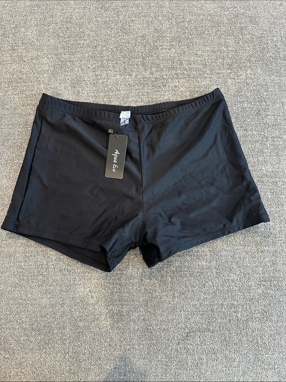 NWT- Aqua Eve Black Swim Shorts. Size 16W